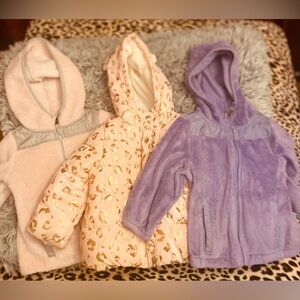 Bundle of toddler jackets